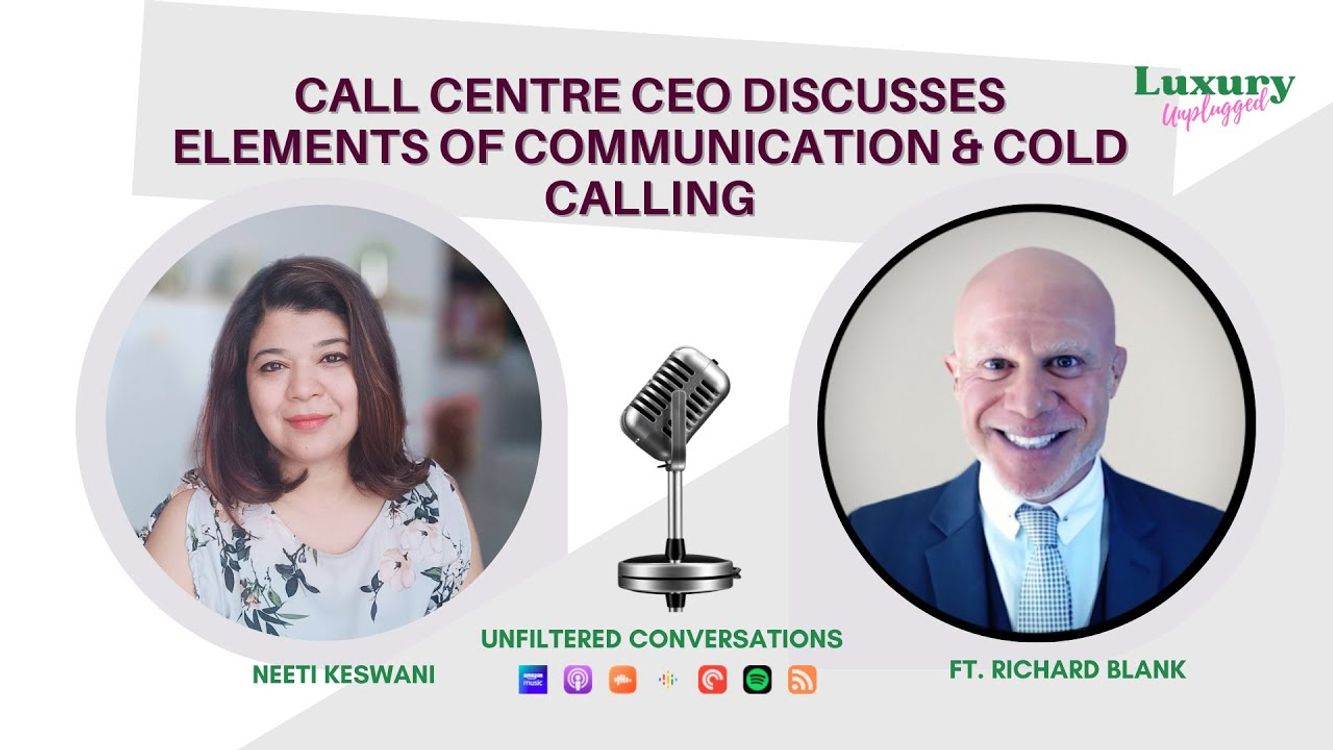 cover art for Luxury Unplugged. A Plush Ink podcast with Neeti Keswaani. Tropical lifestyle with Richard Blank.