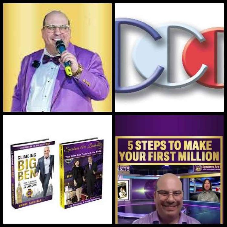 cover art for Speakers Are Leaders Motivation Podcast. Harry Sardinas meets B2B sales expert Richard Blank.