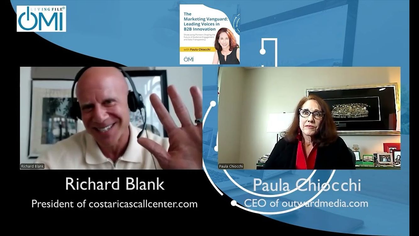 cover art for The B2B Influence Podcast. The Importance of Relationship-Building in Telemarketing with Richard Blank