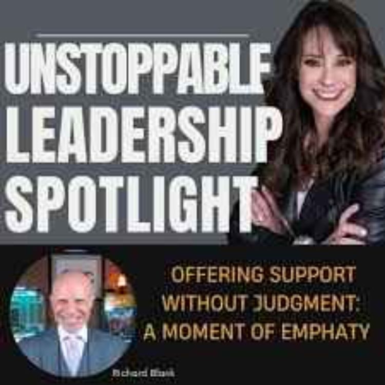 cover art for Unstoppable Leadership Spotlight by Jaclyn Strominger. Telesales expert secrets with Richard Blank.