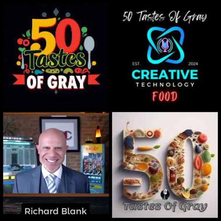 cover art for Host and Chef Matthew Gray interview with Richard Blank. A Journey abroad. 50 Tastes of Gray Podcast. 