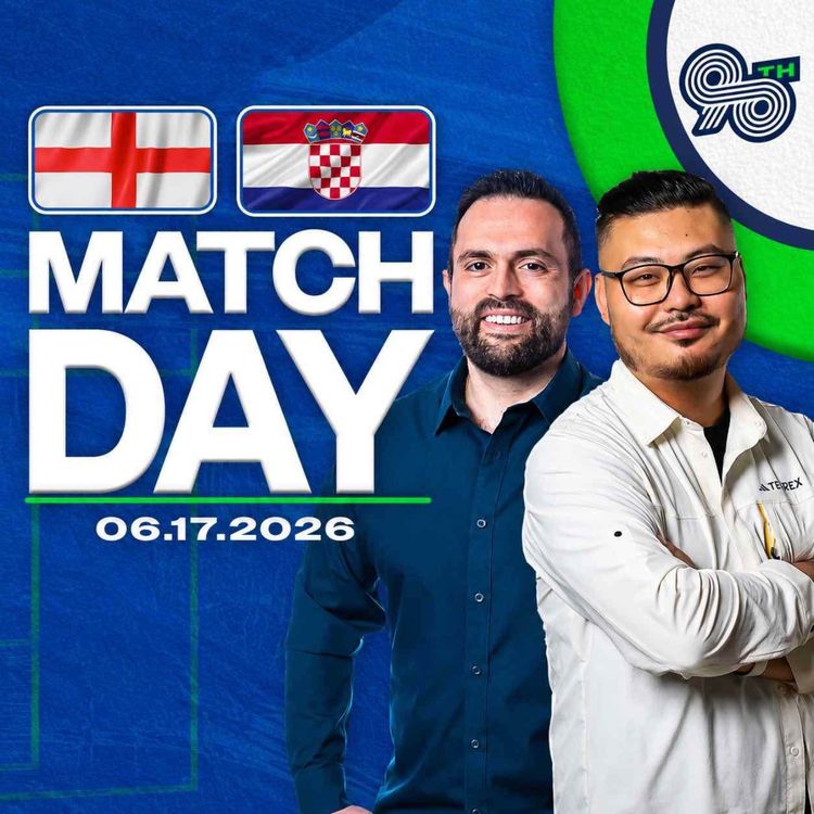 cover art for Messi, Mbappé, & Haaland SHINE! And is it Coming Home...🏴? (The 90th Minute)