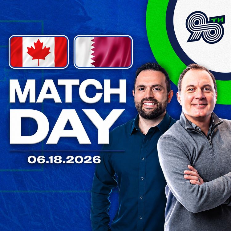 cover art for Harry Kane Magic, Portugal Stunned, & Will Canada Get it Done Against Qatar? (The 90th Minute)