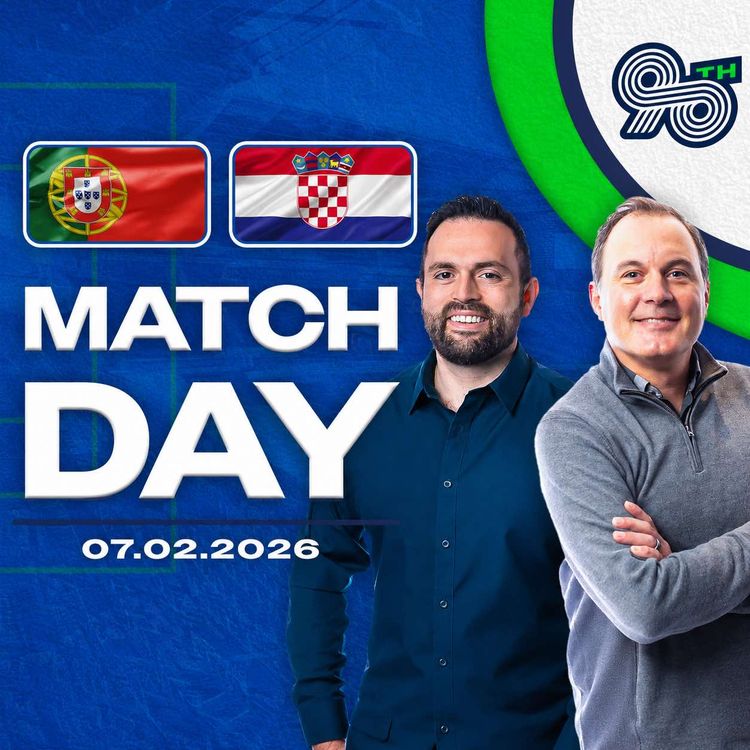 cover art for England Leave it Late, USA Blank Bosnia, & One Last Dance for Ronaldo or Modrić? (The 90th Minute)