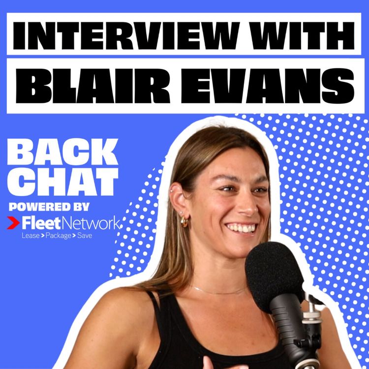 cover art for BackChat with Blair Evans