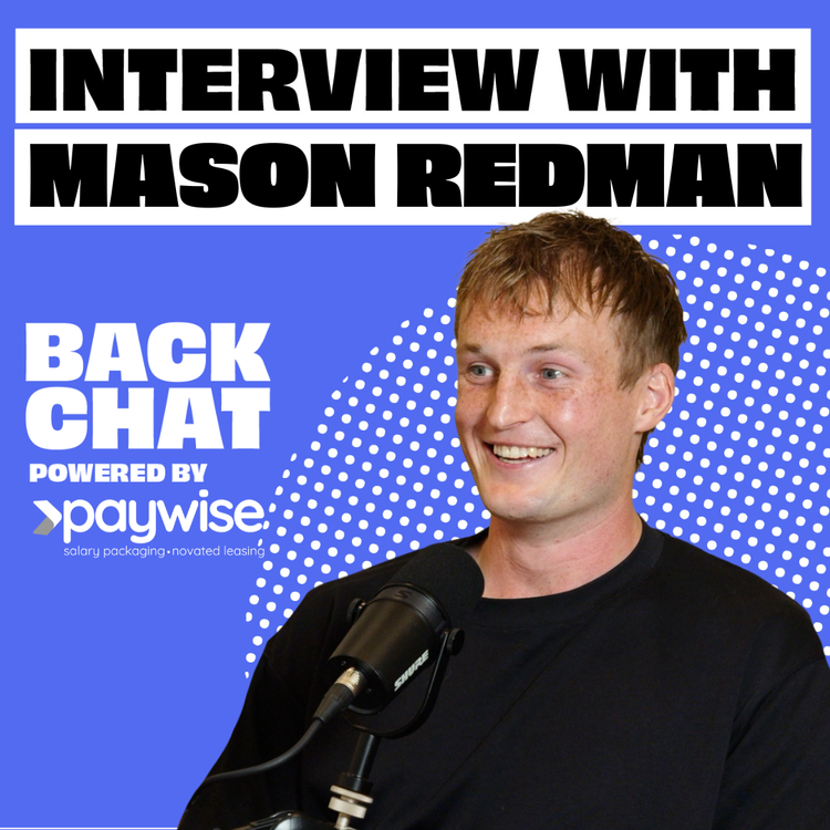 cover art for BackChat with Mason Redman