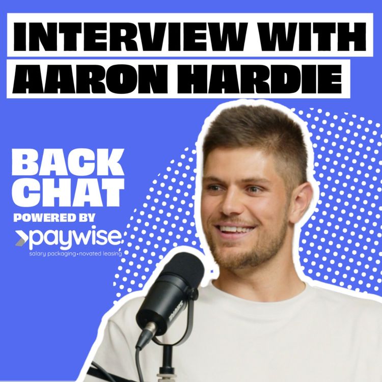 cover art for BackChat with Aaron Hardie