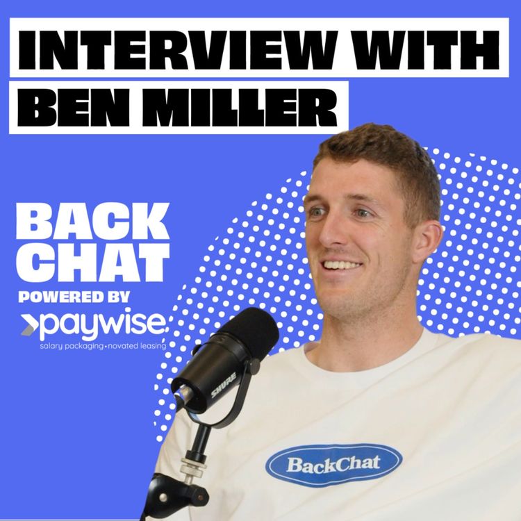 cover art for BackChat with Ben Miller