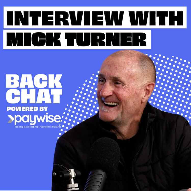 cover art for BackChat with Mick Turner