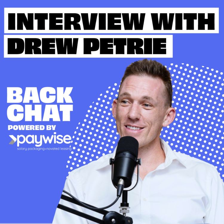 cover art for BackChat with Drew Petrie
