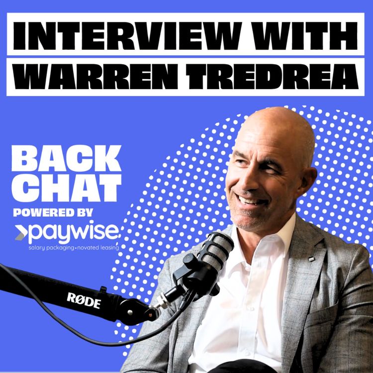 cover art for BackChat with Warren Tredrea