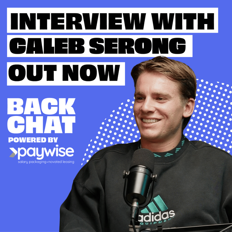 cover art for BackChat with Caleb Serong