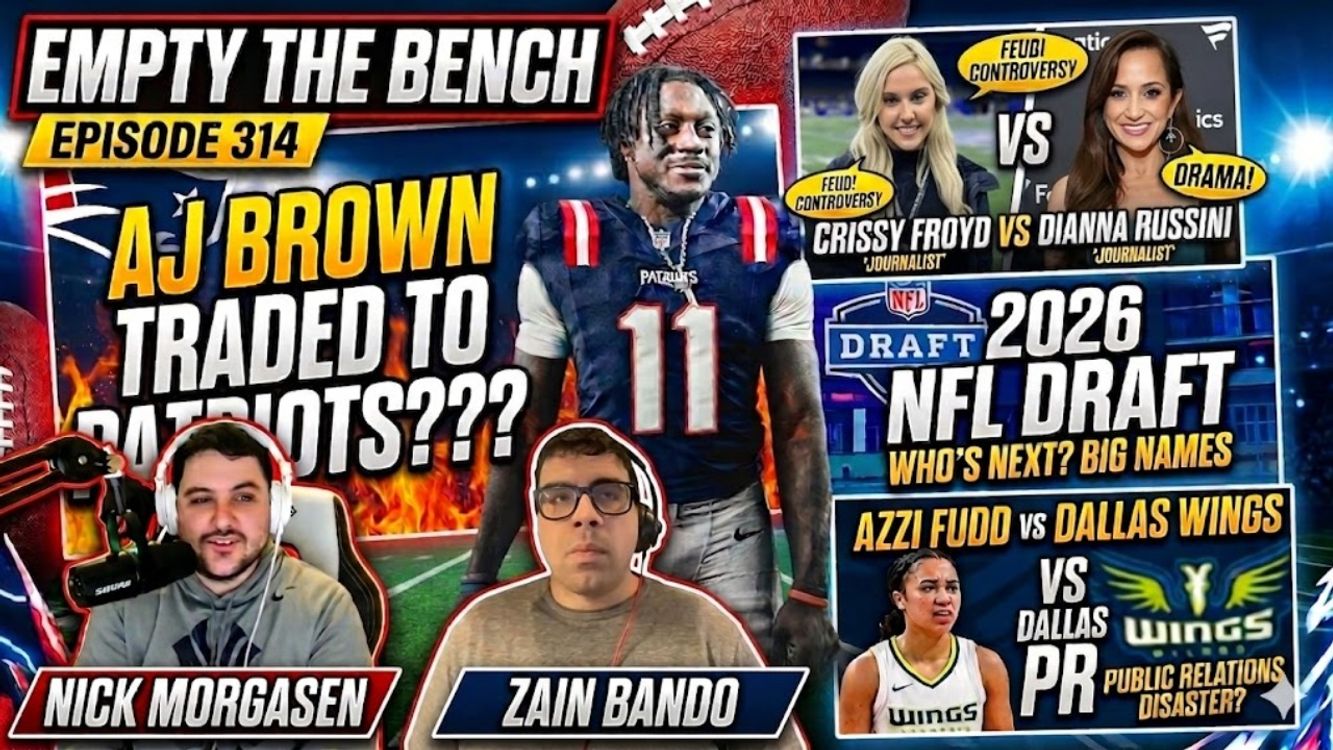 cover art for AJ BROWN TO PATRIOTS! 🚨 Crissy Froyd Fired + NFL Draft