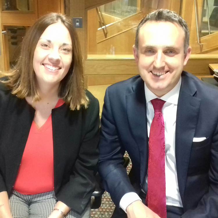 cover art for Kezia Dugdale and Alex Cole-Hamilton on: Labour withdrawing legal support from Kezia, First Minister's Questions, a tourist tax for Edinburgh, the Labour Party conference and the future of Brexit