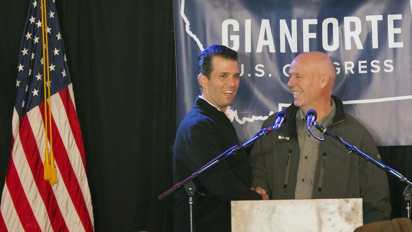 cover art for Gianforte Punches Reporter, Trump Travel Ban & Sean Hannity