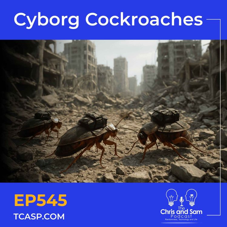 cover art for Cyborg Cockroaches