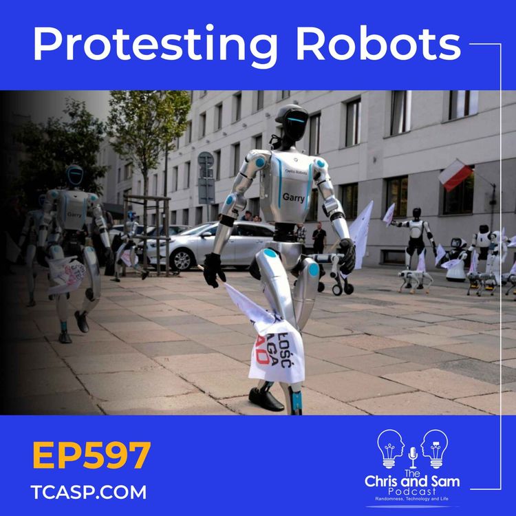 cover art for Protesting Robots