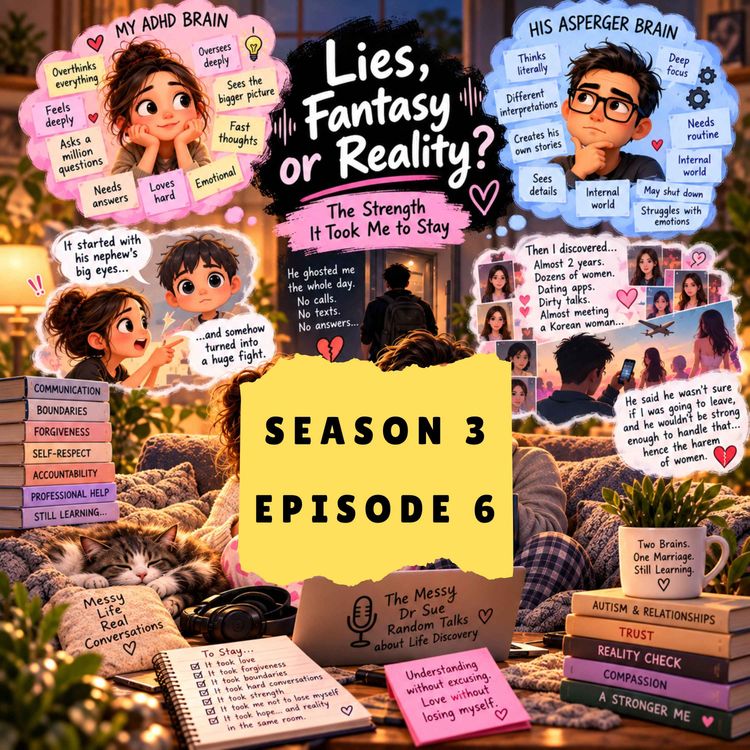 cover art for Lies, Fantasy or Reality? The Strength It Took Me to Stay.