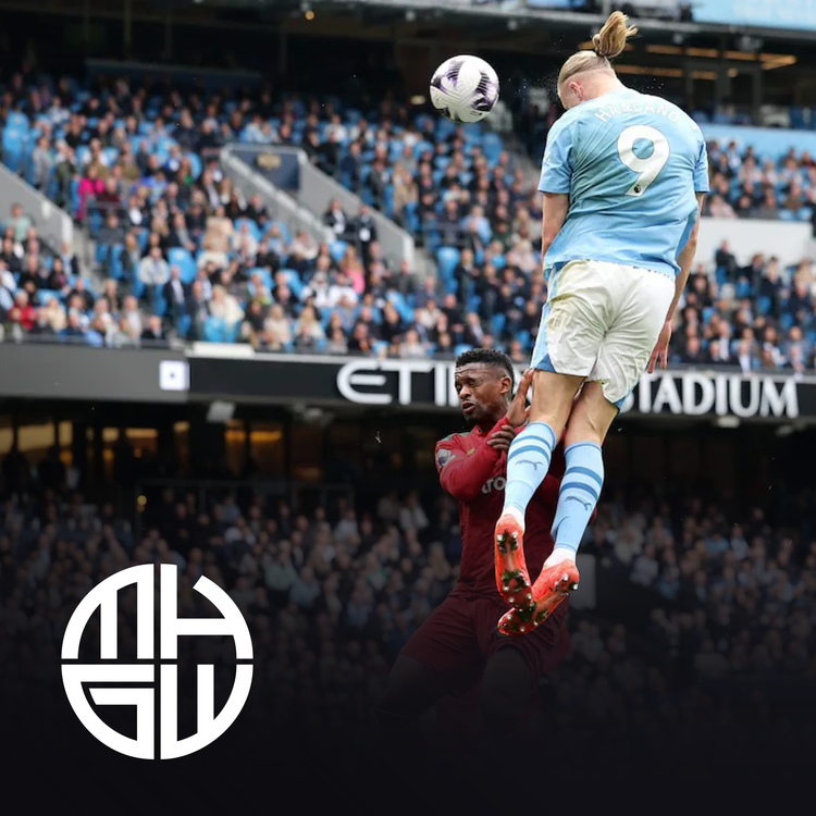 cover art for WIF: - Haaland has scored 25 in 29 btw - Bin VAR - Is Moyes treatment harsh or has he brought it on himself - EFTH (Excuses from Ten Hag) - Nunez craziness - Predictions - + much more