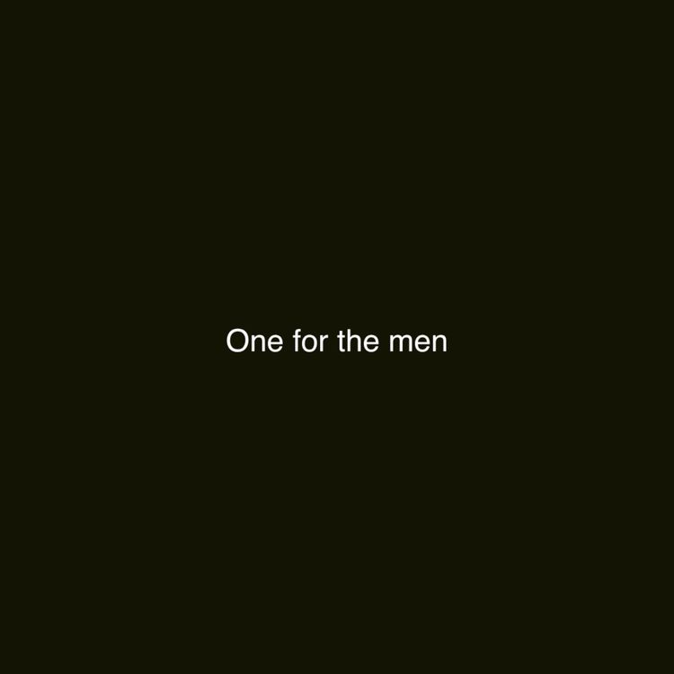 cover art for one for the men: this is a crisis