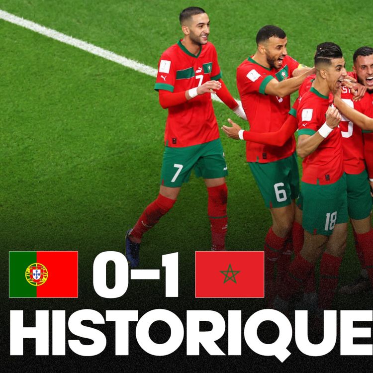 cover art for 🇲🇦 EN PLEIN RÊVE !!! Le Maroc élimine le Portugal (1-0) et écrit L'HISTOIRE de la Coupe du Monde !!!