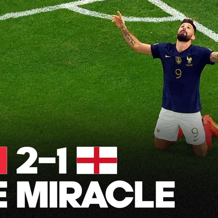 cover art for 🇫🇷 OUI !!!!!! La France sort l’Angleterre (2-1) et jouera le Maroc en 1/2 de Coupe du Monde !!!