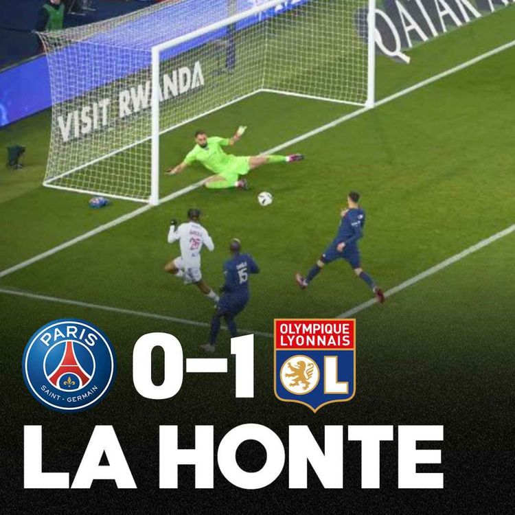 cover art for ❌ LA HONTE ?? L'OL bat le PSG (0-1) au Parc des Princes mais la Ligue 1 ne brille pas...