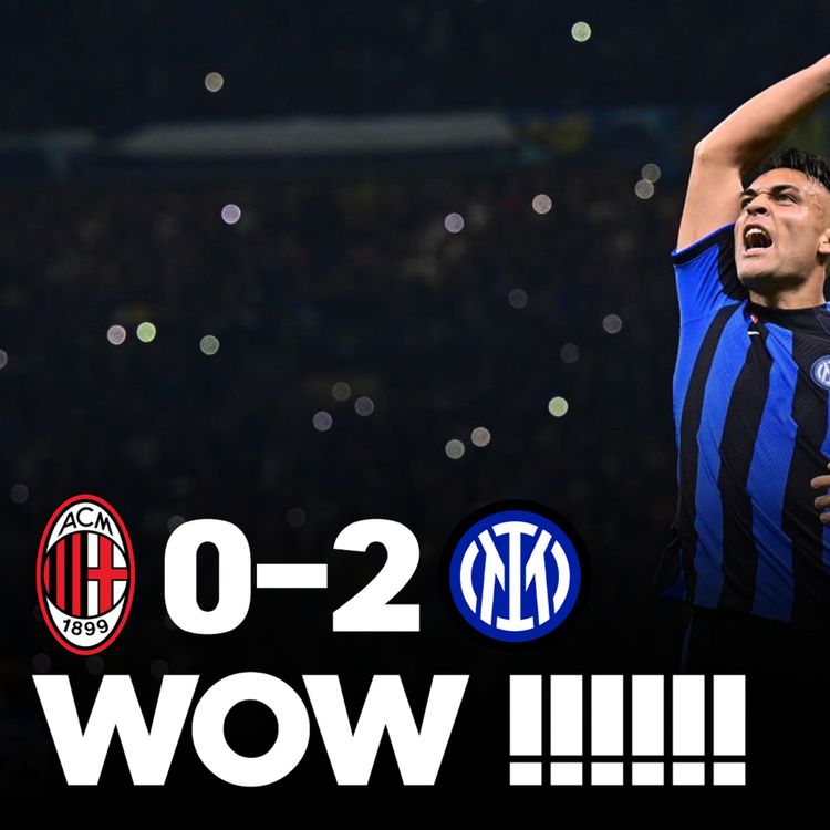 cover art for 😱 WOW !!!! Un bel Inter glace l’AC Milan (0-2) et le retour sera chaud, le résumé tactique…