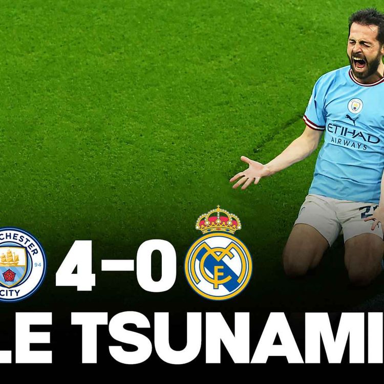cover art for 😱😱😱 QUOI ??? City coule le Real Madrid (4-0) et retourne en finale de LDC !!!