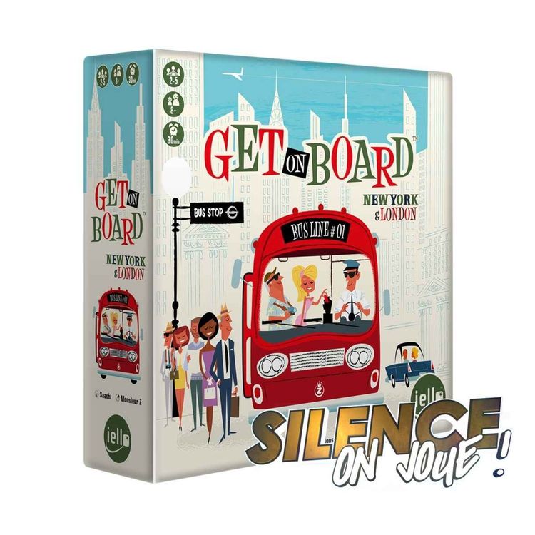 cover art for #149 - Get on Board: New York & London - #Famille #Flip-and-Write