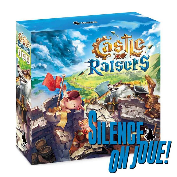 cover art for #257 - Castle Raisers - #médiéval #cochons