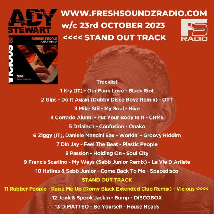 cover art for FRESH SOUNDZ Radio Show Ady Stewart w/c 23.10.23