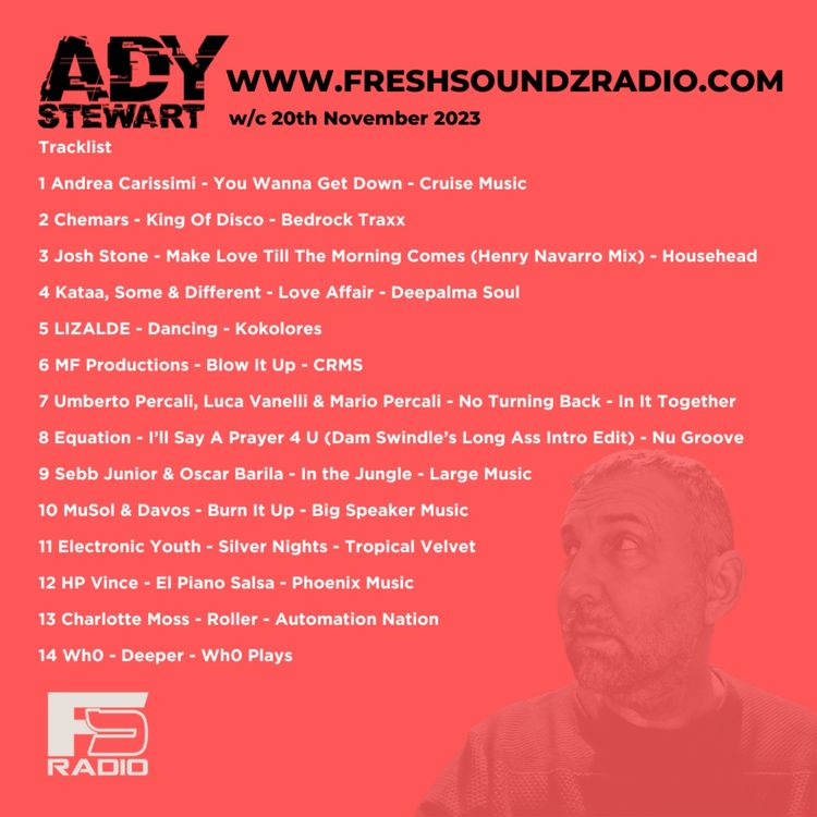 cover art for FRESH SOUNDZ Radio Show Ady Stewart w/c 20.11.23