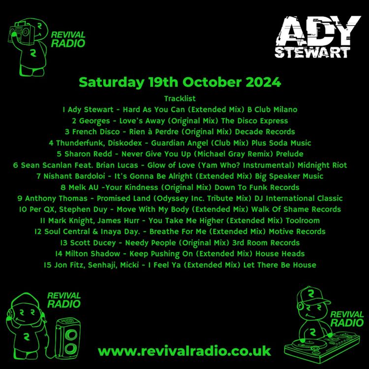 cover art for Revival Radio 19.10.24 Ady Stewart