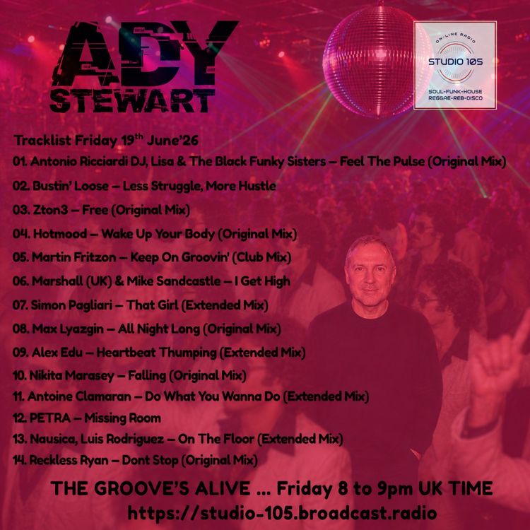 cover art for Ady Stewart Presents The Groove's Alive 19.06.26
