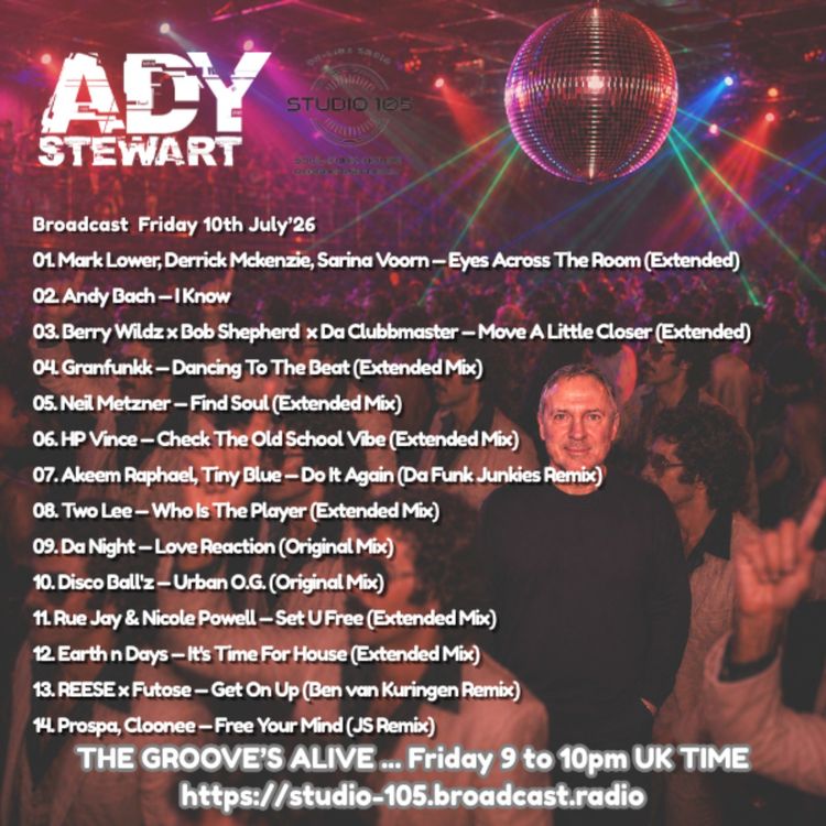 cover art for Ady Stewart Presents The Groove's Alive 10.07.26