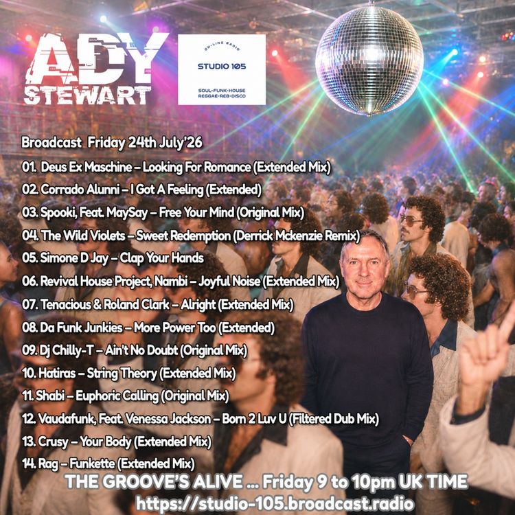 cover art for Ady Stewart Presents The Groove's Alive 24.07.26