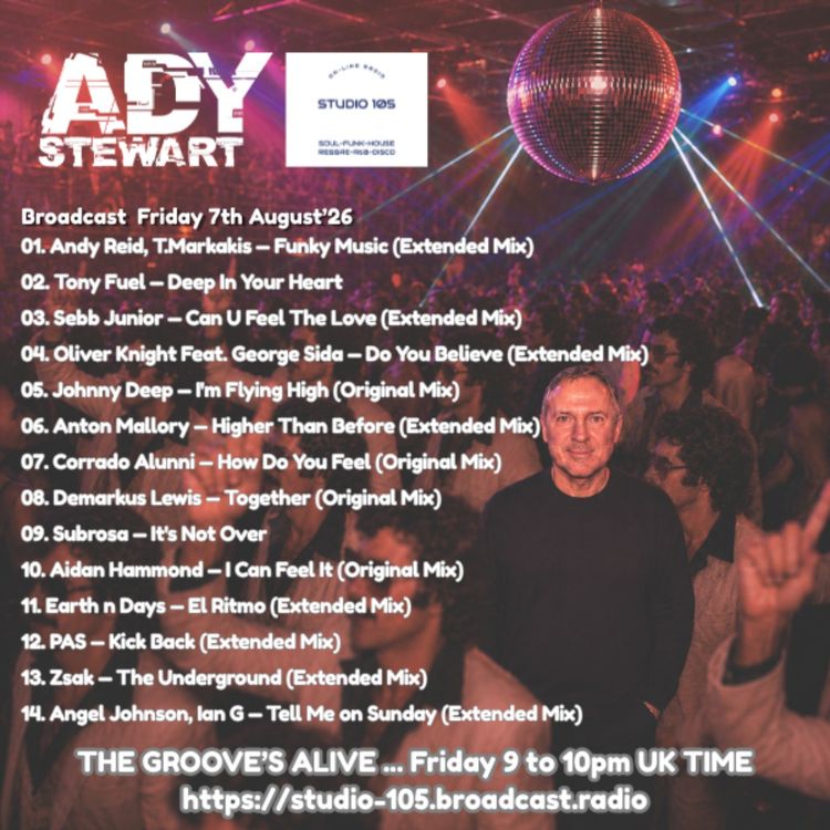cover art for Ady Stewart Presents The Groove's Alive 07.08.26