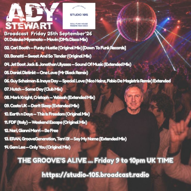 cover art for Ady Stewart Presents The Groove's Alive 25.09.26