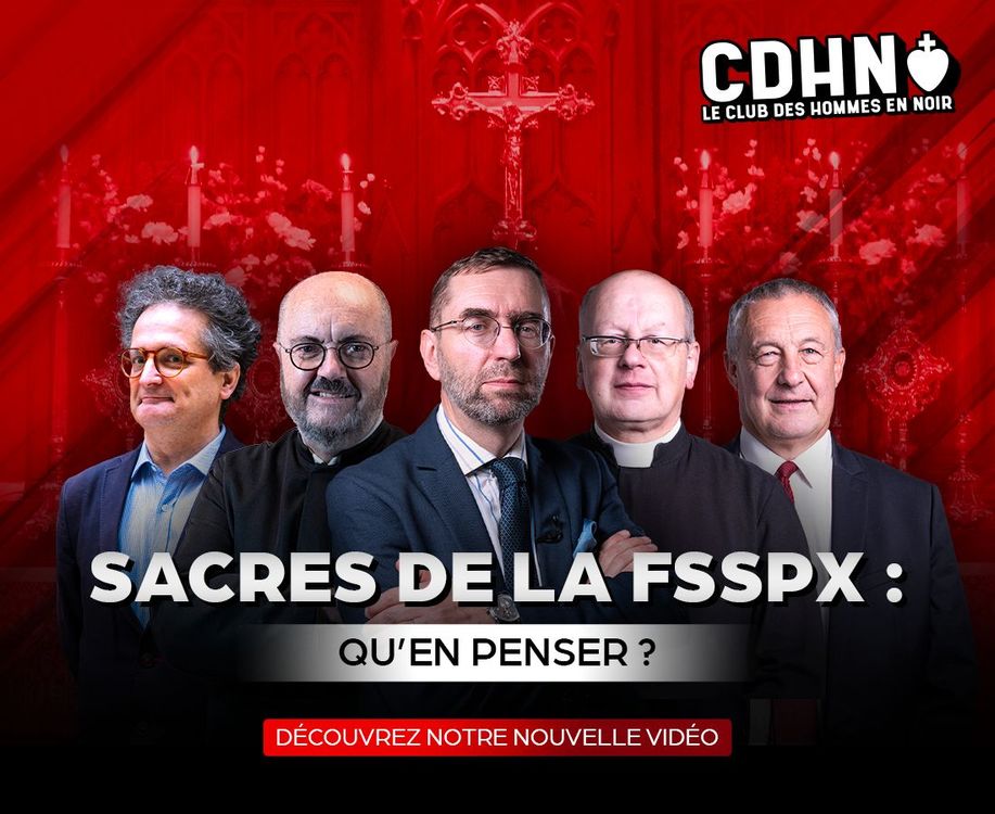 cover art for Sacres de la FSSPX : qu’en penser ?