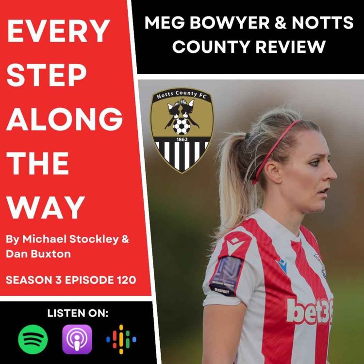 cover art for Stoke Star Meg Bowyer Talks Retirement, Rumours & Notts County Hammering!