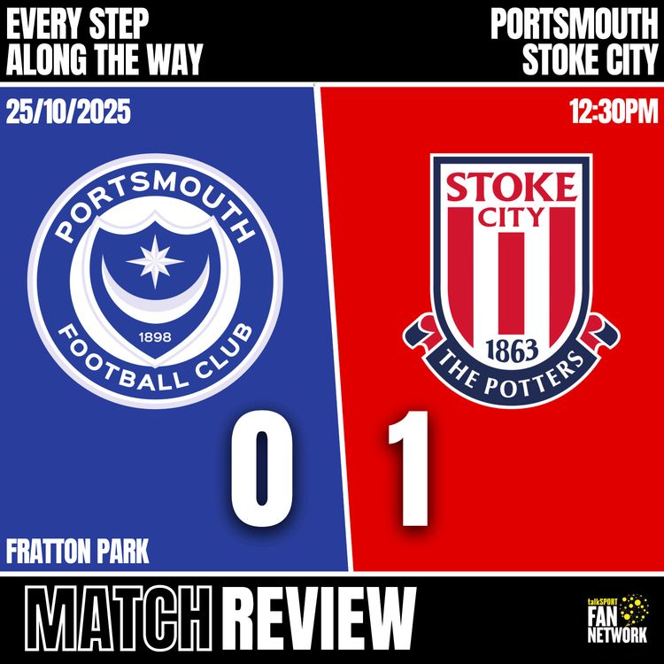cover art for Match Review - Portsmouth 0-1 Stoke - 25/10/25