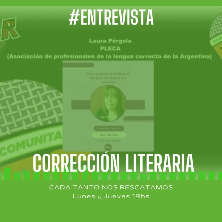 cover art for Hablamos de #CorreccionLiteraria con Laura Pérgola
