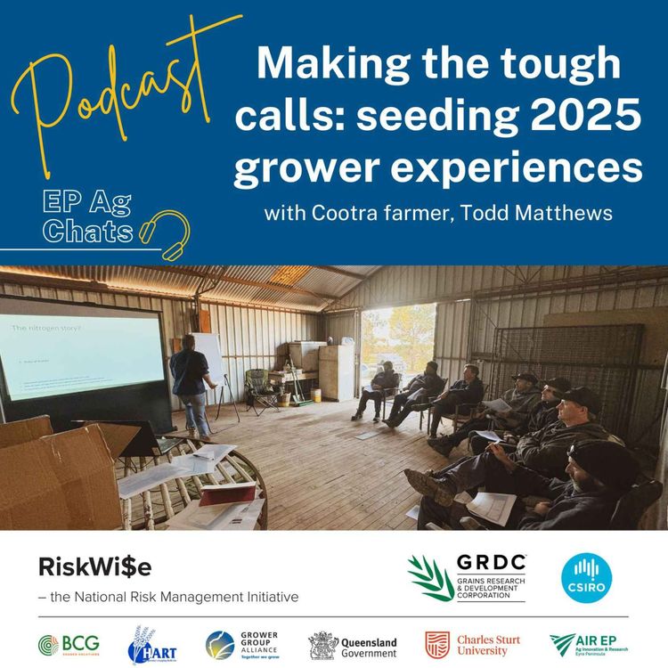 cover art for EP Ag Chats - RiskWi$e: Making the tough calls at seeding 2025 - Todd Matthews