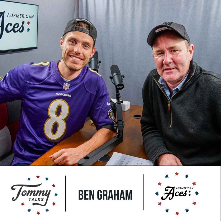 cover art for Tommy Talks NFL season preview with Aussie NFL Royalty, Ben Graham.