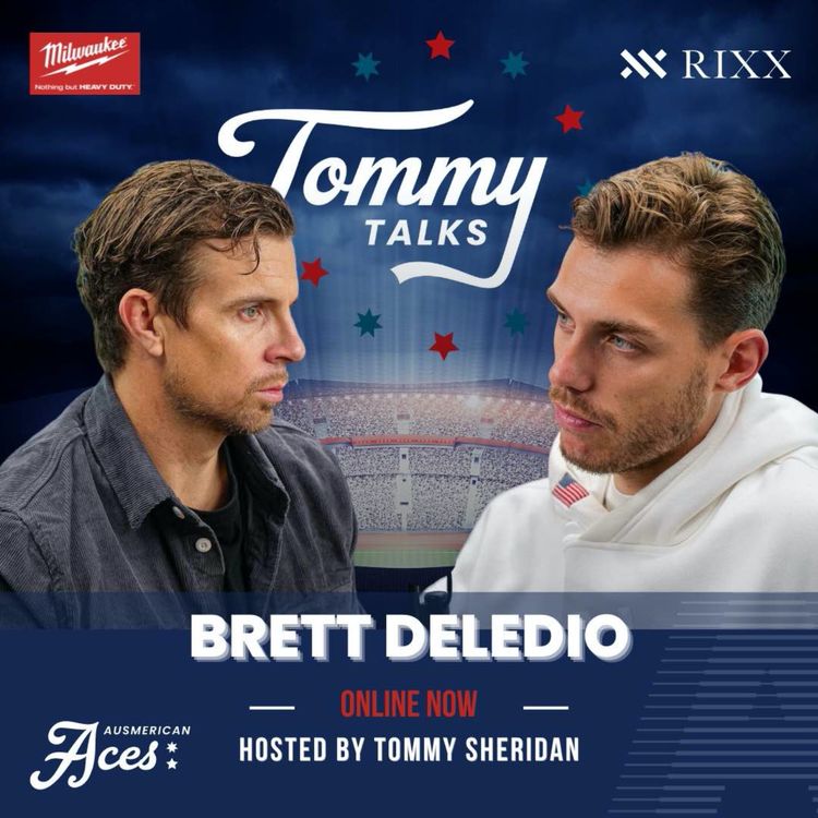 cover art for Tommy Talks with Brett Deledio! Elite Athlete Turned AFL Player Agent at Mac's Sports Promotions!
