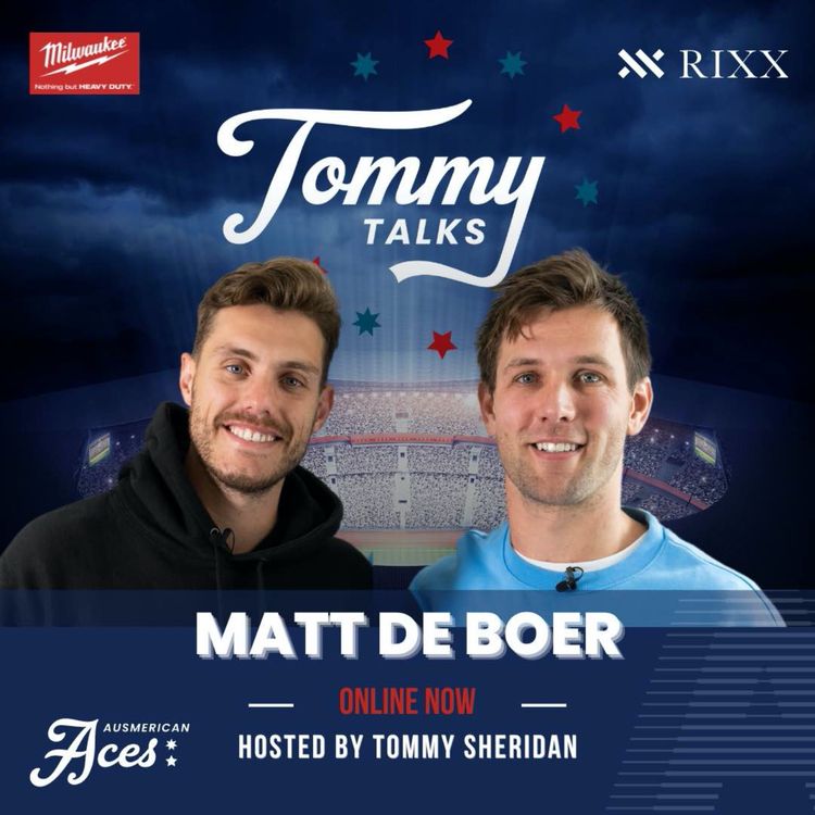 cover art for Tommy Talks with Matt de Boer! From AFL to Athletic Ventures. (Part 1)
