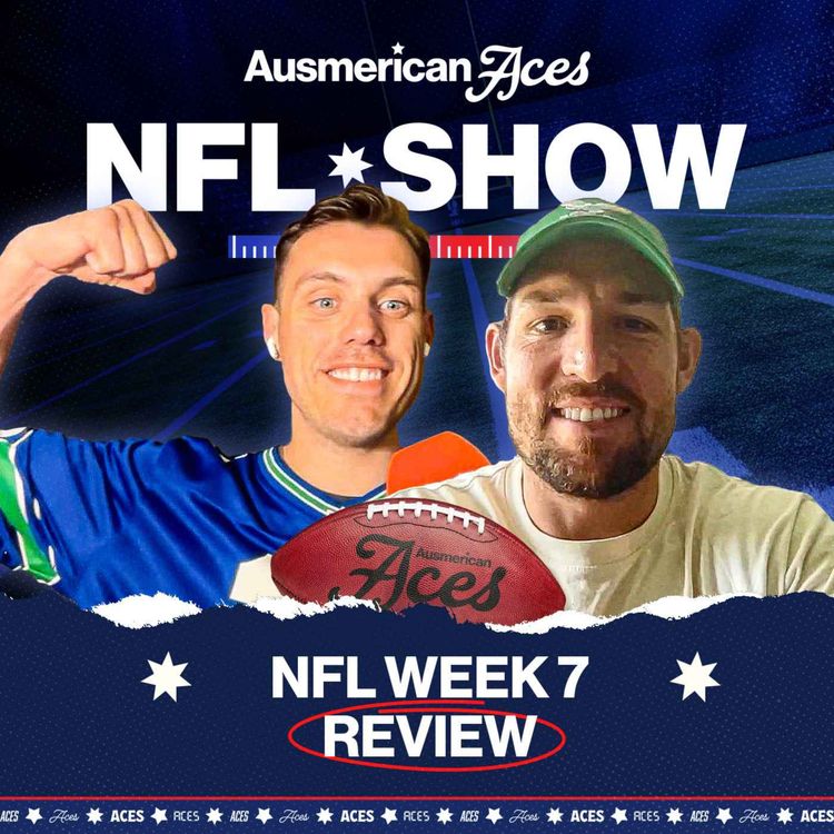 cover art for Aces NFL Show Week 7 Review: Live from Seattle & Miami need to start again!