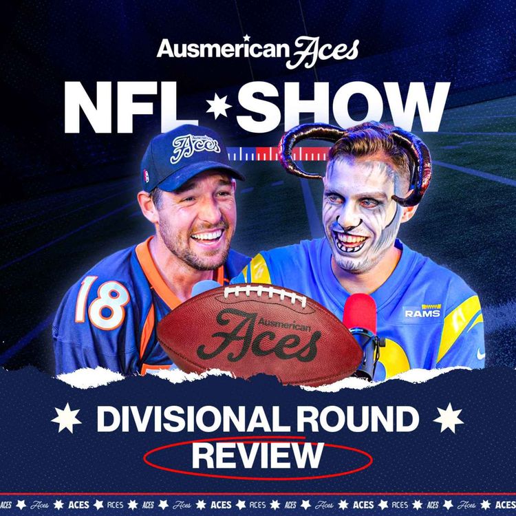 cover art for Tommy is a RAM! Seattle rip the 9ers & Drake Maye is the new Tom Brady - Aces NFL Divisional Review