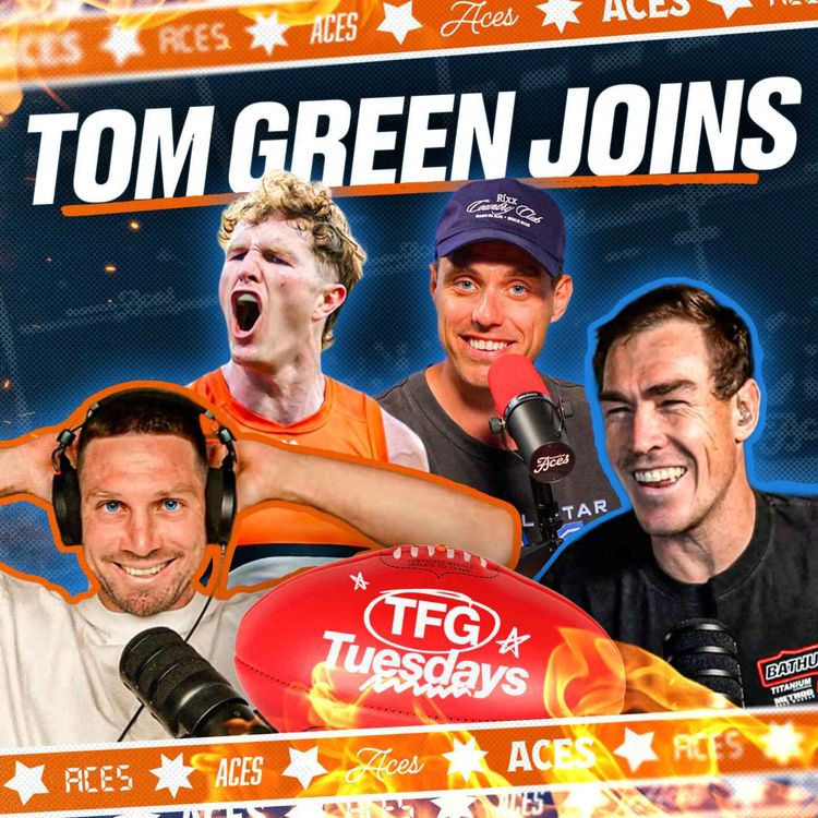cover art for Jezza's 10-Goal masterclass, Butters fined, Battle of the Bridge Recap & Tom Green on Anzac Day - TFG Tuesdays
